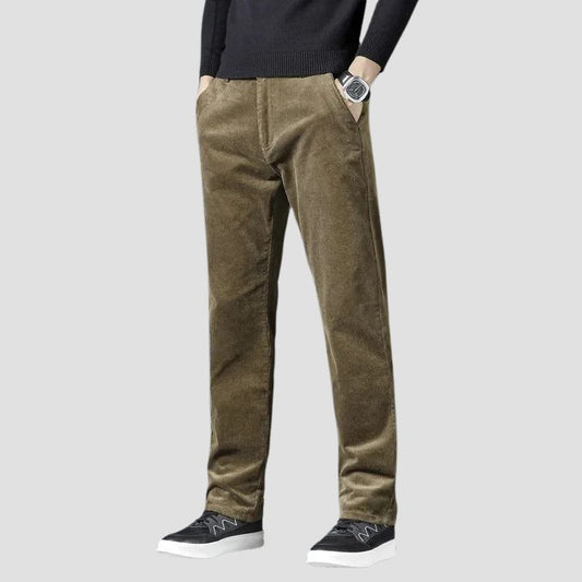 Elastic Corduroy Pants