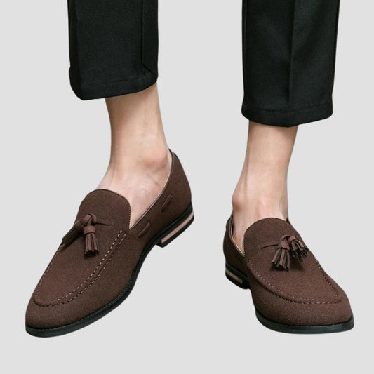 Suede Tassel Moccasins Loafers