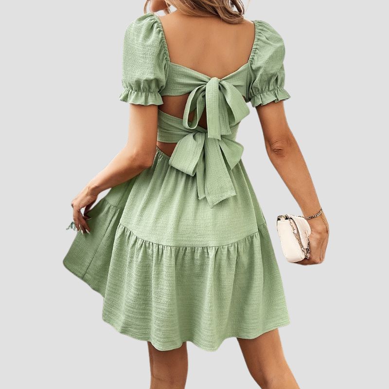 Mint Green Tie-Back Dress