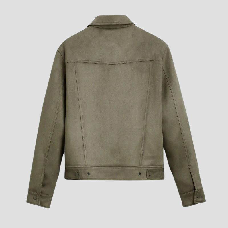 Lapel Suede Jacket