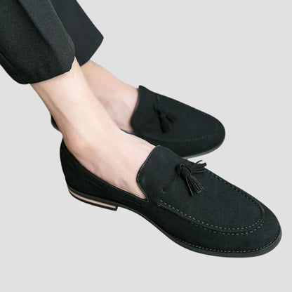 Suede Tassel Moccasins Loafers