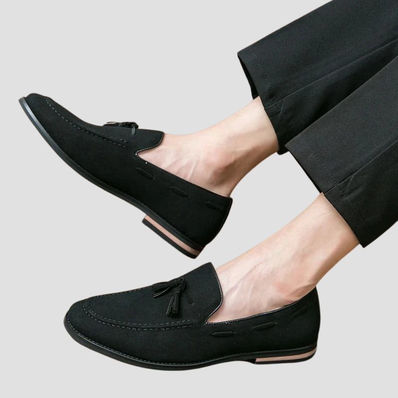 Suede Tassel Moccasins Loafers